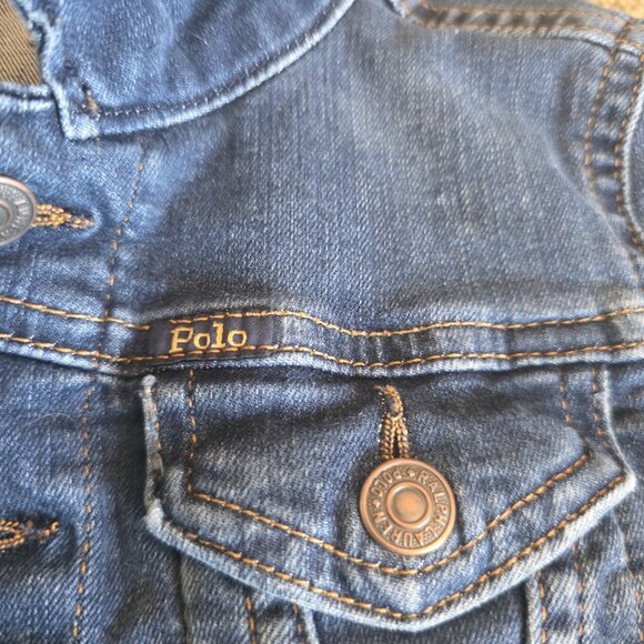Polo Ralph Lauren Denim Jacket Toddler Size 4T Made In Egypt - Picture 2 of 10
